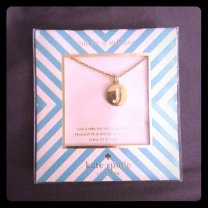 Brand New Kate Spade J Initial Necklace